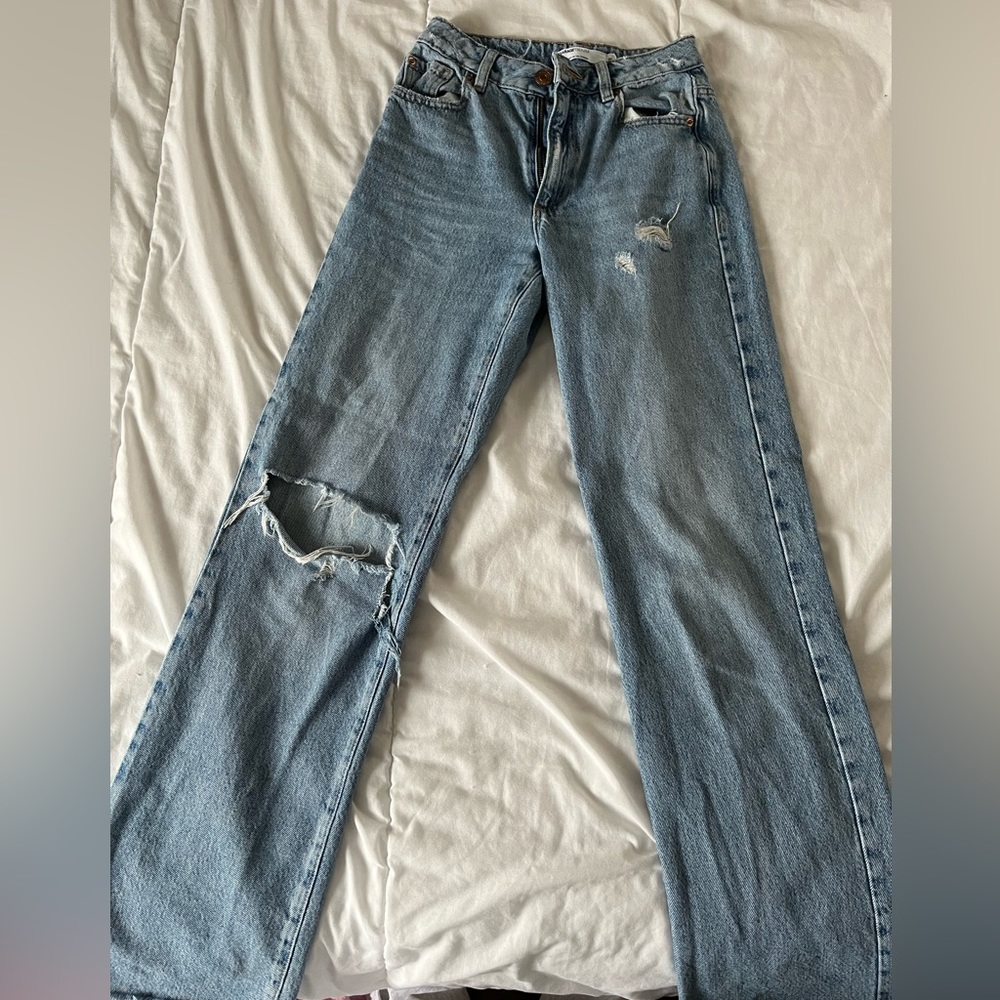 Garage ripped denim